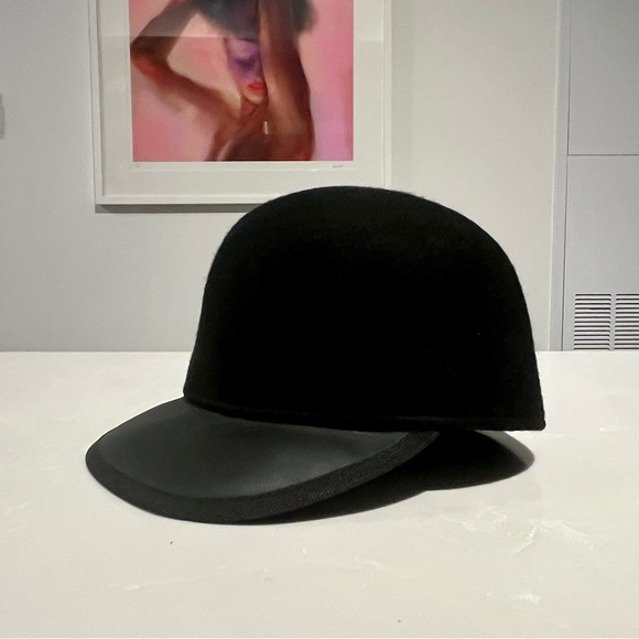 Genie by Eugenia Kim Women's Alex Wool Felt Baseball Cap with Leather Bill - Picture 5 of 7